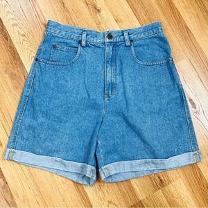 VINTAGE Liz Claiborne 80s 90s Mom‎ Jean High Rise Shorts Denim Cuffed Size 6 8